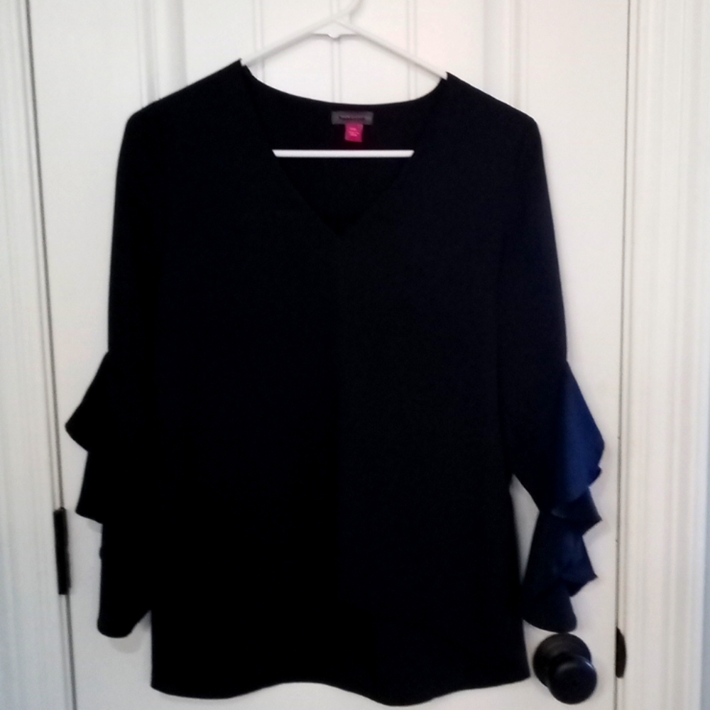 Vince Camuto black blouse